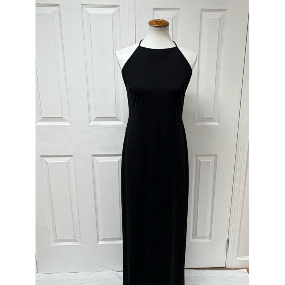 Laundry Shelli Segal Black Sleeveless Maxi Dress‎ - Size 12.